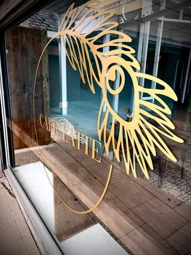 cafe latte window cafe latte window